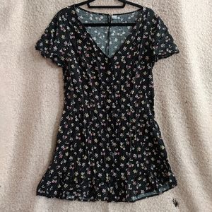 Floral Button Up Dress